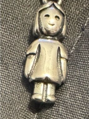 James Avery Silver Girl Charm for Bracelet Silver